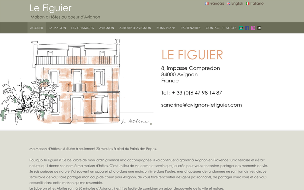 Site web Le Figuier
