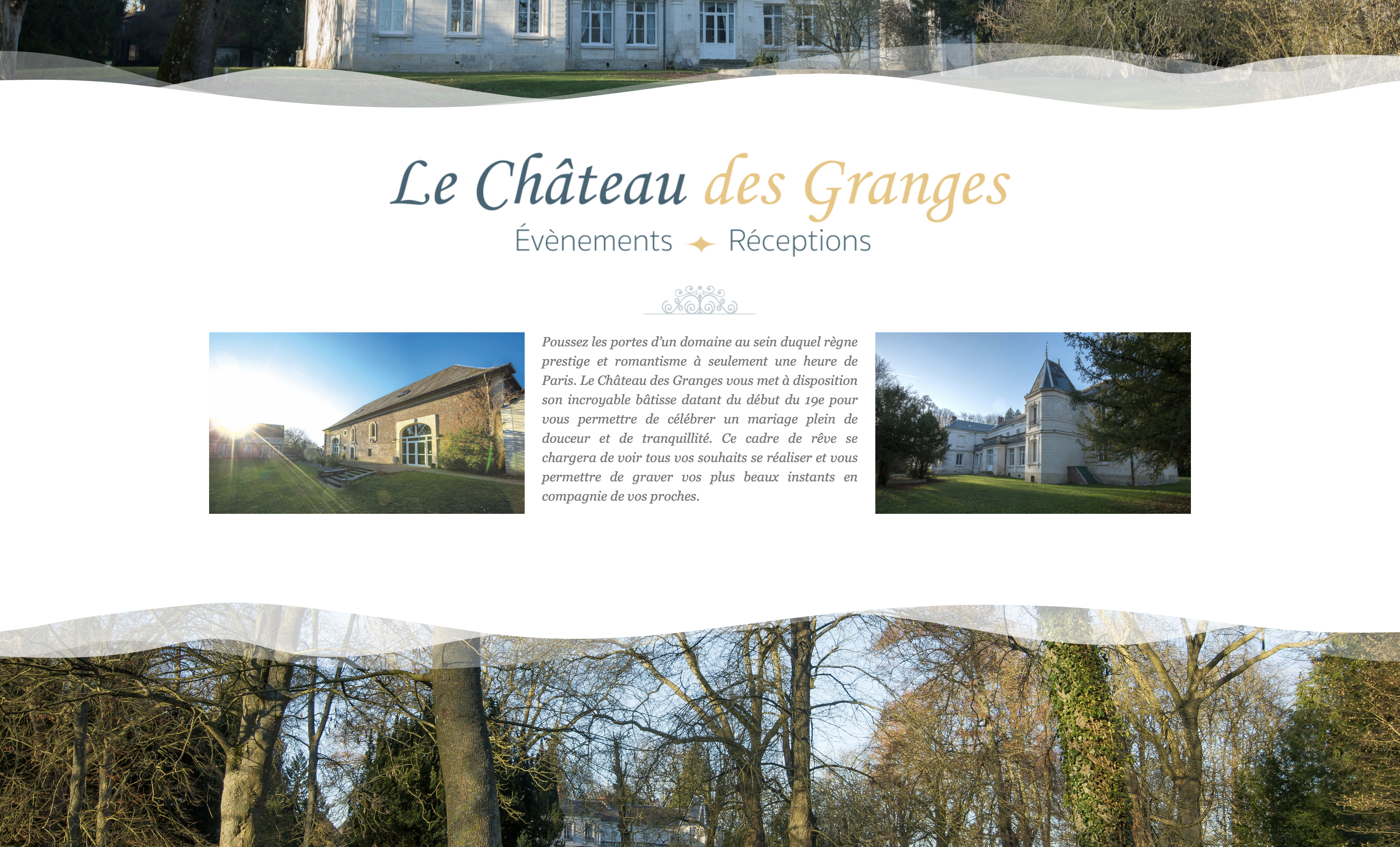 Site Web Chateau des Granges